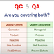 QC & QA Are you covering both?