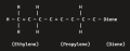 Combining these monomers forms the polymer chain for EPDM