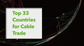 Top 33 Countries for Cable Export and Import (2017-2023)