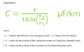 Capacitance Formula