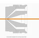 Cross section sideview of an extrusion tip and die