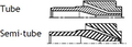 Tooling type for cable extrusion Tube, Compression, Semi-Tube, Semi-Compression