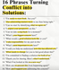 16 Phrases Turning Conflict into Solutions: A Comprehensive Guide