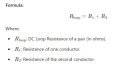 What is the DC Loop Resistance which is often named Resistance Unbalance?