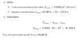 What is the Permissible Tensile Force Max (PTFmax)?